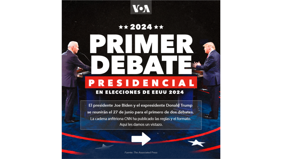Lo que debes saber del primer debate presidencial estadounidense de 2024