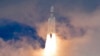 Indian spacecraft Chandrayaan-3, the word for "moon craft" in Sanskrit, travels after it was launched from the Satish Dhawan Space Centre in Sriharikota, India, Friday, July 14, 2023.