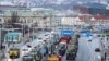 Tractors Roll Into Downtown Prague as Czech Farmers Join Protests