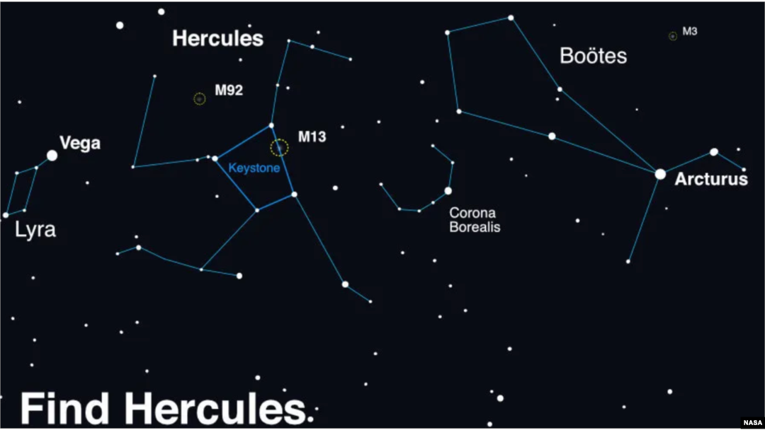 A guide provided by NASA shows how to locate T Coronae Borealis — known as T CrB. NASA advises to first look for the constellation Hercules, then scan between Vega and Arcturus to find T CrB.