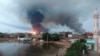 Smoke rises over Khartoum, Sudan, June 7, 2023.