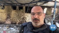 Destruição no kibutz de Be'eri, Israel