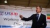 Sekretè Deta Etazini Anthony Blinken rive nan kapital Etyopi a Addis Abeba
