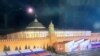A still image taken from video shows a flying object approaching the Kremlin Senate building during the alleged Ukrainian drone attack in Moscow, in this image taken from video obtained by Reuters May 3, 2023. (Ostorozhno Novosti/Handout via Reuters)