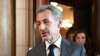 Ex-Presidente francês Nicolas Sarkozy abandona o tribunal após decisão do seu julgamento de recurso num caso de corrupção, Paris, 17 Maio 2023. 