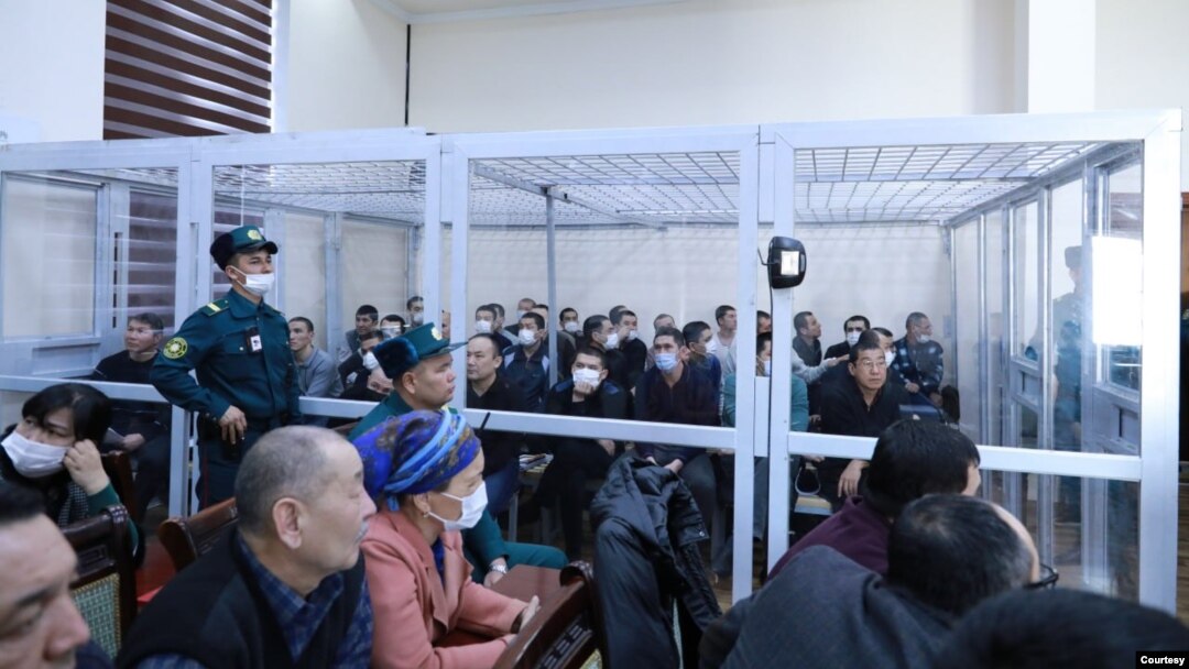 Buxoro, fevral, 2023: Bu - Qoraqalpog'iston ishi bo'yicha ikkinchi sud. Birinchisi noyabr-yanvar oylarida Buxoroda o'tib, unda 22 fuqaro aybdor deb topilgan. 