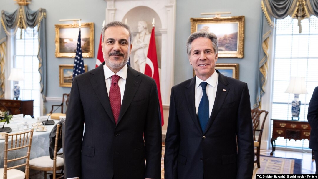 Dışişleri Bakanı Hakan Fidan ve ABD Dışişleri Bakanı Antony Blinken
