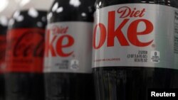 FILE - Diet Coke is seen on display at a store in New York City, U.S., June 28, 2023. 