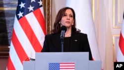 Visi Perezida w'Amerika Kamala Harris watangarije muri Polonye ko igihugu cye gishaka iperereza ku byaha by'intambara muri Ukraine.