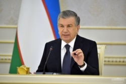 Uzbek President Shavkat Mirziyoyev is seen in this undated photo. (Courtesy, president.uz)
