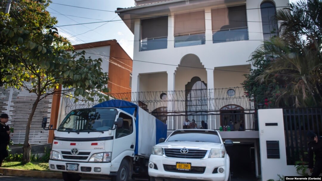 Así lucía la sede de la OEA este jueves 28 de abril de 2022. [Foto Cortesía Oscar Navarrete La Prensa]