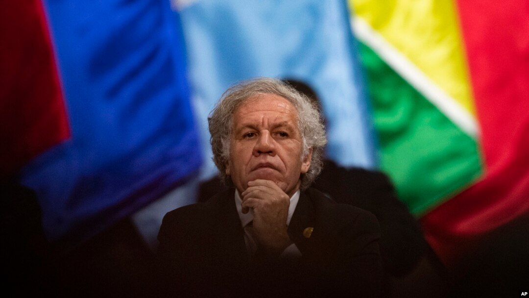 Foto Achiv: Sekrete Jeneral Oganizasyon Eta Ameriken yo Luis Almagro nan Pewou, 5 Oktob, 2022. 