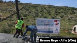Komên Çekdarên Îslamî li Efrîn Wargeha Xwe li Gundekî Êzidiyan li Efrînê Ava Dikin
