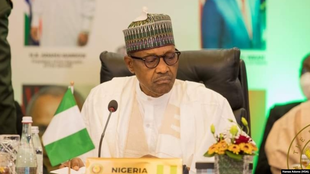 Rais Muhammadu Buhari akihudhuria mkutano wa viongozi wa ECOWAS mjini Accra Ghana