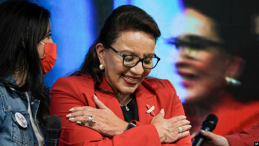 Xiomara Castro reclamó la victoria tras las elecciones del pasado 28 de noviembre en Honduras.