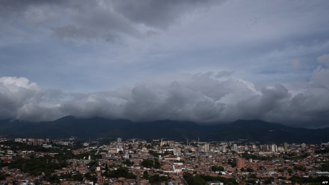 Vista general de la ciudad de San Cristóbal, Venezuela, tomada el 2 de mayo de 2022.