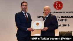 Cihan Kayaalp and Devlet Bahçeli