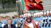 Turkey's President Recep Tayyip Erdogan (L) reviews the honour guard as he welcomes Crown Prince of Saudi Arabia Mohammed bin Salman, center, during an official ceremony in Ankara, on June 22, 2022. 