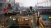 Amphibious assault vehicles of the South Korean Marine Corps travel during a military exercise as a part of the annual joint military training called Foal Eagle between South Korea and the U.S. in Pohang, South Korea, April 5, 2018.