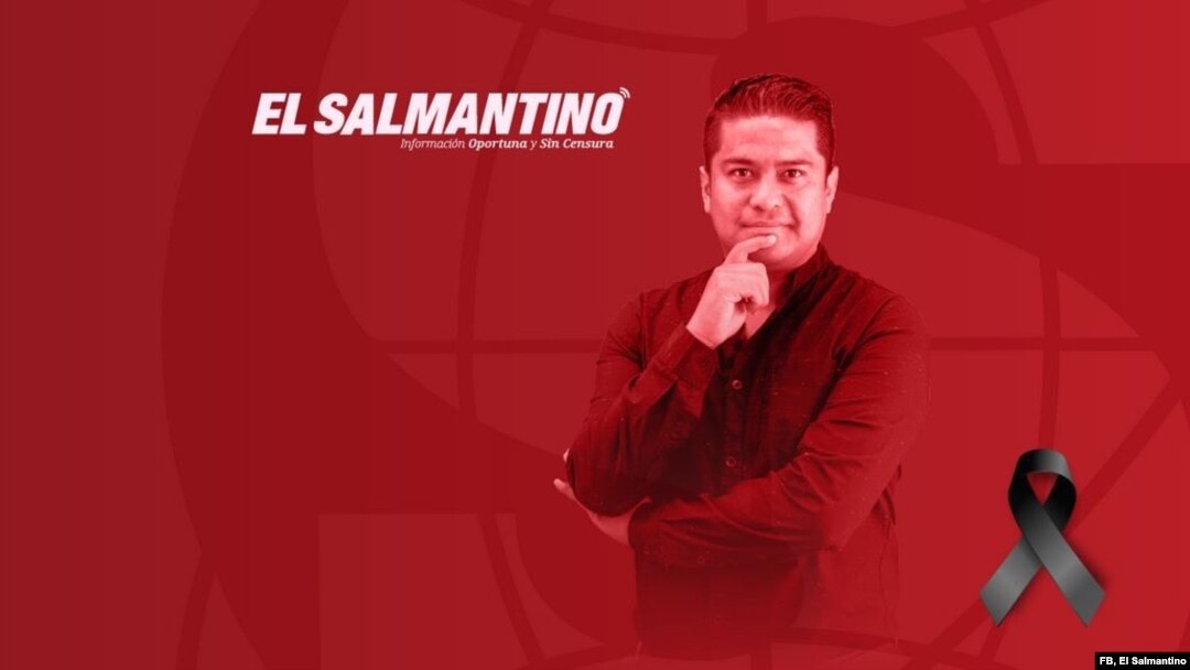 El periodista Israel Vázquez, asesinado en México el 9 de noviembre de 2020. [Foto tomada de Facebook, El Salmantino]
