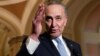 Senate Minority Leader Chuck Schumer, D-N.Y., speaks to reporters ahead of President Donald Trump's first State of the Union address, at the Capitol in Washington, Jan. 30, 2018.