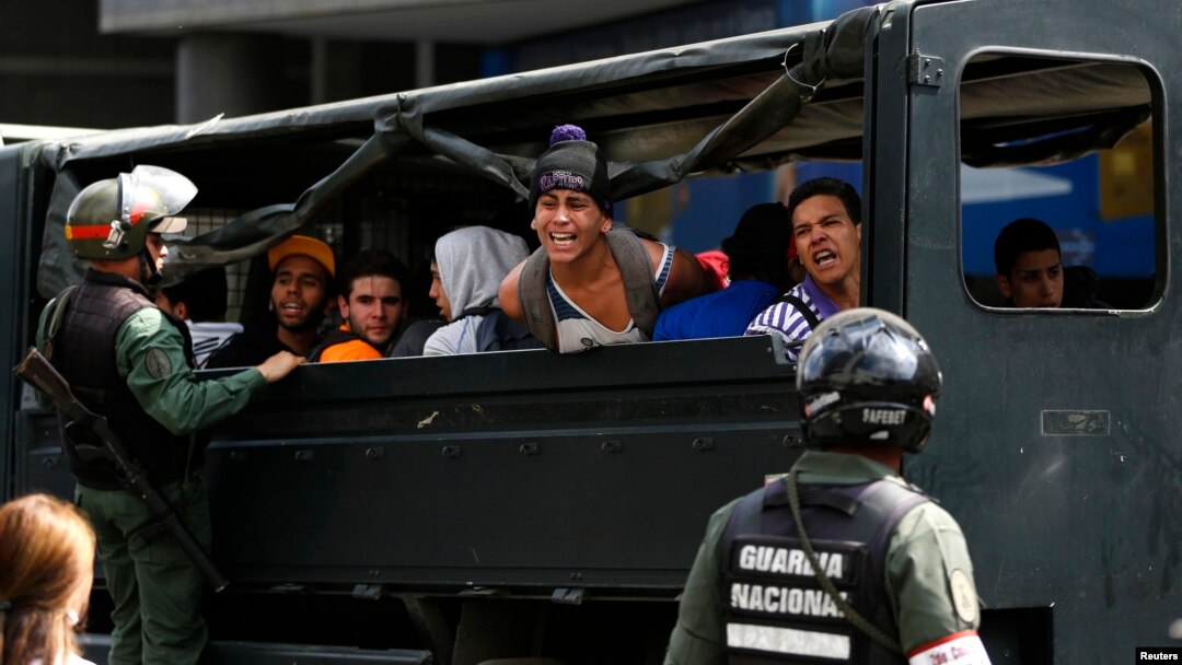 En Venezuela más de tres mil personas fueron detenidas durante las protestas en 2014.