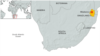Map of Swaziland