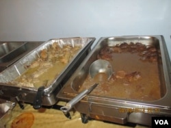 Chicken opor and beef semur