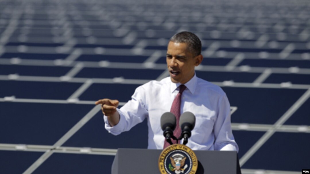 Barack Obama reiteró que seguirá fiel a su idea de promover el uso de una energía limpia.