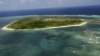 An aerial view shows the Pagasa (Hope) Island, part of the disputed Spratly group of islands, in the South China Sea located off the coast of western Philippines. (2011 File)