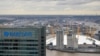 FILE - A Barclays bank building is seen at Canary Wharf in London, Britain, Oct. 19, 2016. 