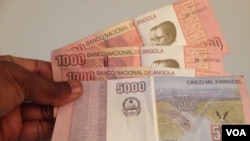 Notas de kwanzas, Angola