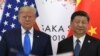 2019年6月29日，美国总统特朗普和中国国家主席习近平在日本大阪的20国集团峰会上。
