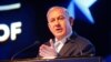 Israeli Prime Minister Benjamin Netanyahu speaks during an event marking one year since the US embassy moved to Jerusalem on May 14, 2019.