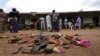 FILE - The belongings of students of Bethel Baptist High School are scattered on school premises as parents of abducted students hope for their return, in the Chikun Local Government Area of Kaduna state, northwest Nigeria, July 14, 2021. 
