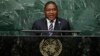 Filipe Jacinto Nyusi, the president of Mozambique, speaks during the 71st session of the United Nations General Assembly, Wednesday, Sept. 21, 2016, at the U.N. headquarters.