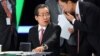 South Korean presidential candidate Hong Joon-Pyo of the Liberty Korea Party prepares before a televised debate in Seoul, South Korea, April 28, 2017.