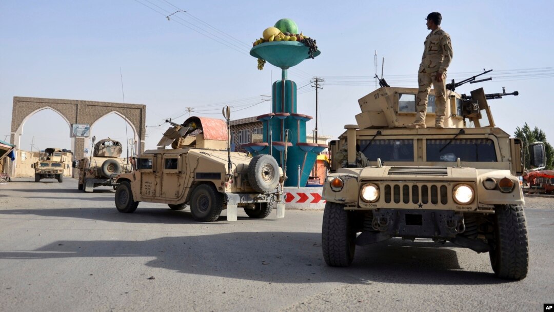Jami'an tsaron Afghanistan suna sintiri cikin birnin Ghazni