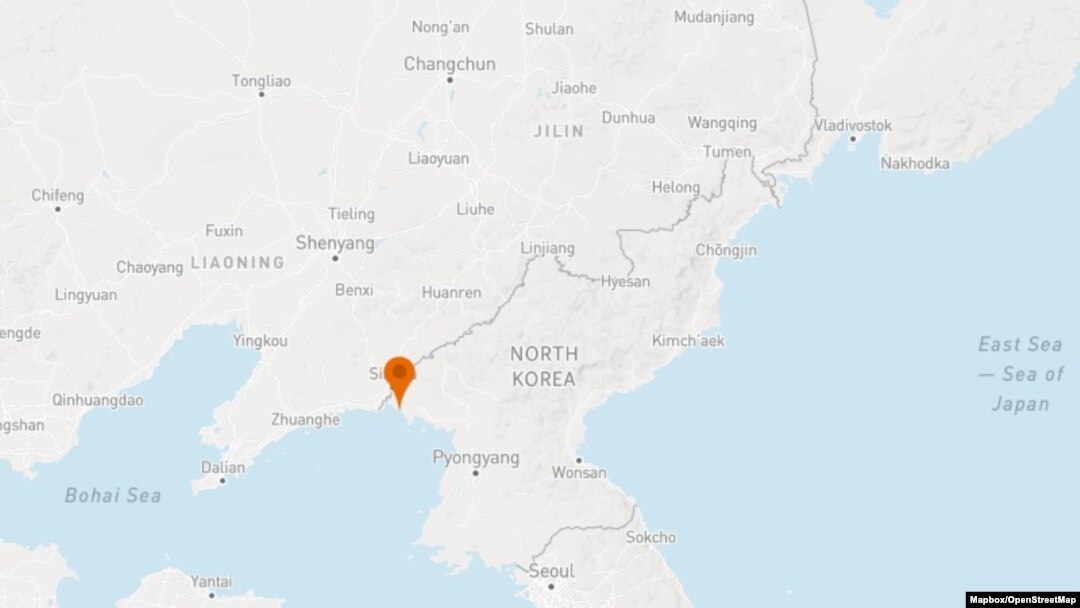 북한 의주비행장 위치