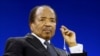 FILE - Cameroon President Paul Biya attends the Paris Peace Forum, France, Nov. 12, 2019. 