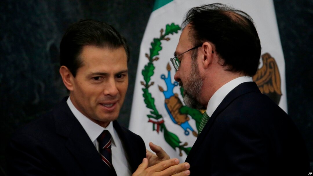 Videgaray dijo que Peña Nieto y Trump, sellaron un "acuerdo de caballeros" para no volver a hablar públicamente de quién va a pagar el muro fronterizo que Trump pretende construir y forzar luego a México a sufragarlo.