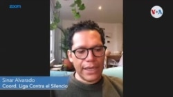 Sinar Alvarado, coordinador de la Liga Contra el Silencio, en Colombia