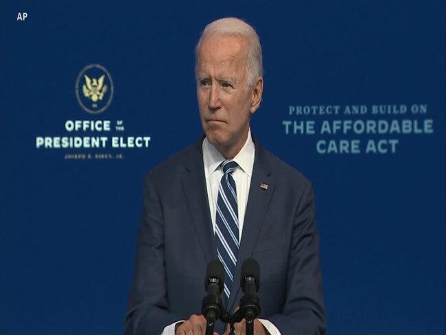 Biden Says Trump's Refusal to Concede Will Not Help His Legacy 
