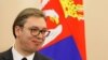 FILE - Serbian President Aleksandar Vucic attends a news conference in Sochi, Russia, Dec. 4, 2019.