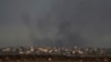 Smoke rises following an explosion in the Gaza Strip as seen from southern Israel, Dec. 5, 2024.
