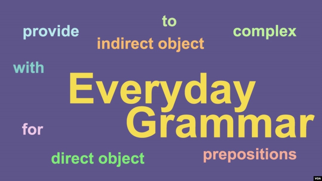 Everyday Grammar - Prepositions
