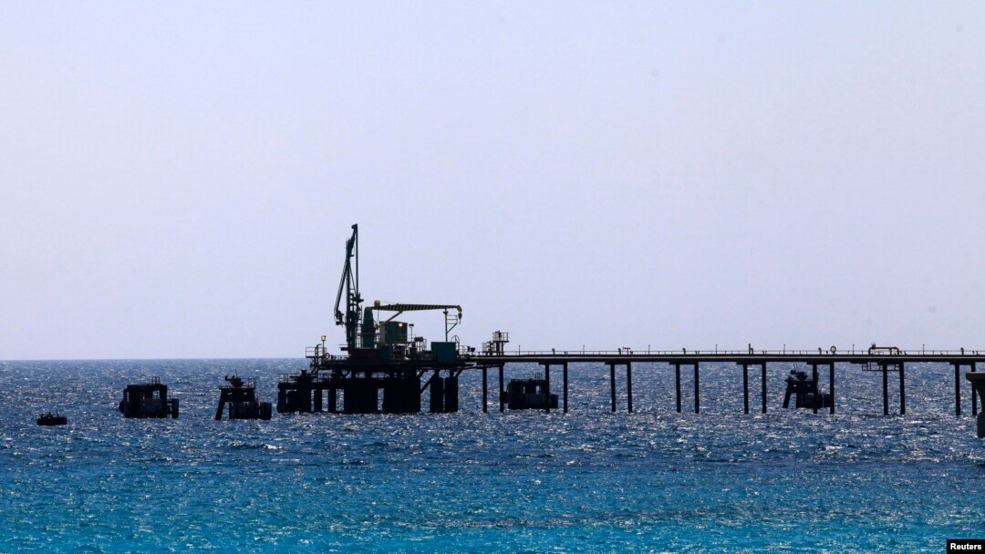 The Zueitina oil terminal, about 120 km west of Benghazi, Libya, is one of several that has been closed down by labor strife.