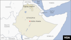 የኢትዮጵያ ካርታ