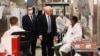 Vice President Mike Pence visits the molecular testing lab at Mayo Clinic in Rochester, Minn., where he toured the facilities supporting COVID-19 research and treatment, April 28, 2020.