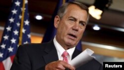 El líder republicano en la Cámara de Representantes, John Boehner, prometió no cesar la lucha para detener acuerdo con Irán.